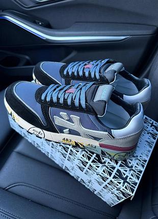 Premiata mick black blue grey 8