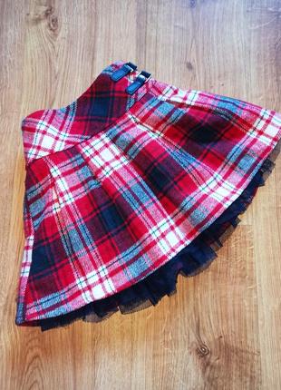 Пышная теплая юбка 3-4года