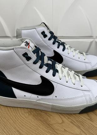 Оригінальні шкіряні кеди nike blazer mid 77 premium
