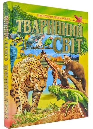 Пізнавальні книги та енциклопедії для дітей тварини ілюстрована енциклопедія тваринний світ дитячі книги