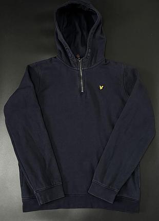 Чоловіче худі lyle & scott (s-m) мужское худи zip1/4