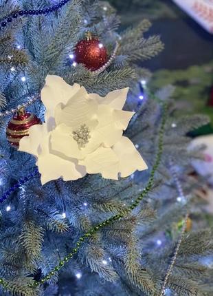 Прикраса на ялинку/ квіти на ялинку/іграшка на ялинку