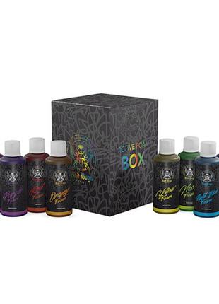 Набір різнокольорової активної піни для автомобіля – colorful active foams set