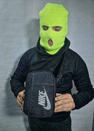 Барсетка nike компактная сумка найк повседневная привычка