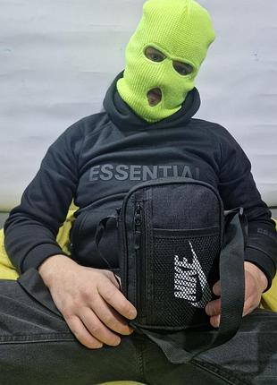 Борсетка nike через плечо удобная сумка найк на каждый день