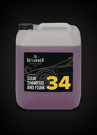 Кислотний шампунь 2в1 – 34 sour shampoo and foam, 5000 ml