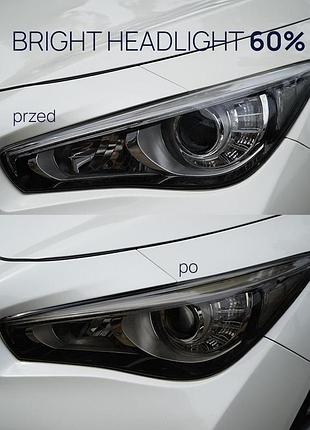 Захисна поліуретанова плівка для тонування оптики bright headlight gr 60% світло-сіра 0,76м