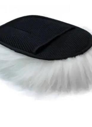 Рукавица из синтетичной волокна с длинными щетинками - long hair wash mitt