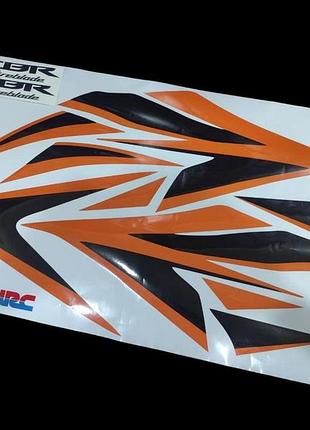 Наклейки мотоцикл бак пластик honda cbr сбр на мотоцикл хонда цбр рр rr fire blade fireblade фаирблейд фаир блейд 1000рр rr 2014