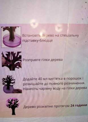Игрушка эксперимент растущая   грушка для детей магическое дерево. сакару 9