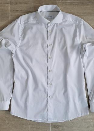 Рубашка eton super slim signature twill