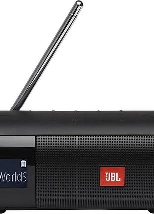 Портативная колонка jbl tuner 2 bluetooth радио dab fm 12 часов автономности ipx7 черная