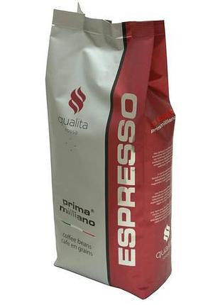 Кофе в зернах prima milliano espresso qualita rossa 50/50 1 кг