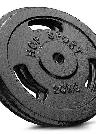 Сет з металевих дисків hop-sport strong 2x20кг