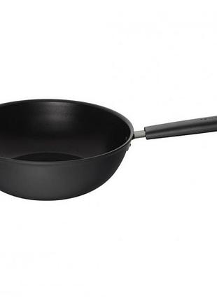 Сковорода fiskars wok hard face ø 28 см 4.5 л черная 1052233