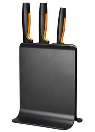 Набір ножів fiskars ff з чорною підставкою 3 шт 1057555
