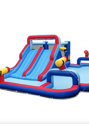 Надувний парк costway fun kids із водними гірками (без вентилятора)