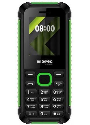Мобильный телефон sigma mobile x-style 18 track dual sim black/green