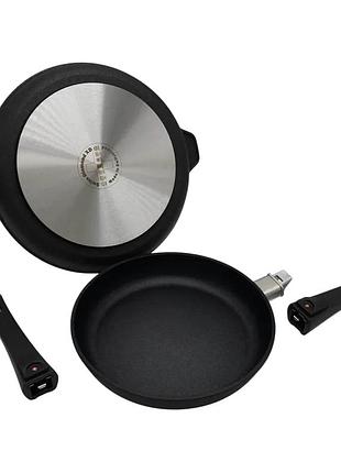 Набор посуды со съемными ручками 602id swiss diamond induction (сковороды 24 см и 28 см) set602id