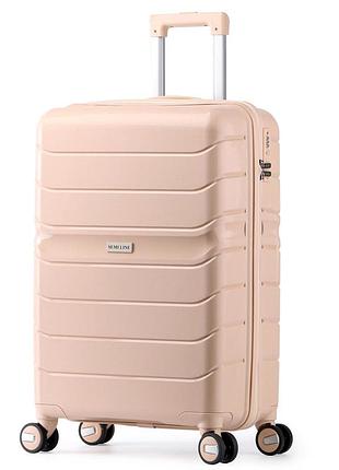 Чемодан semi line 20" (s) cappuccino (t5770-1)