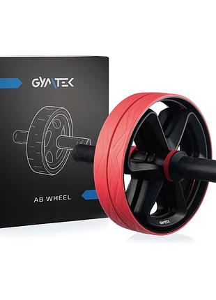 Ролик для пресу подвійний gymtek червоний