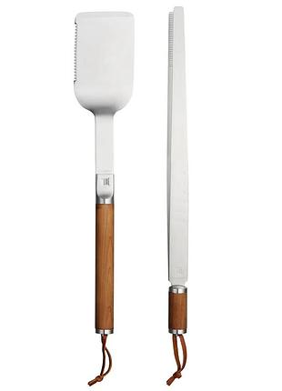 Набор для гриля (лопатка и щипцы) fiskars norden grill (1066552)