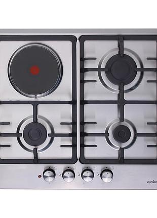 Комбинированная варочная поверхность ventolux hg631 b3 s x (3 газовых + 1 электро)