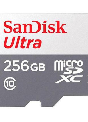 Карта пам'яті microsdxc sandisk ultra 256gb class 10 a1 sdsqunr-256g-gn3mn