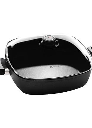 Сотейник swiss diamond квадратный с крышкой xd induction 28х28 см xd66282ic