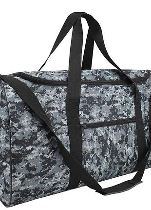 Сумка дорожная semi line 52 black camo (a3032-5)