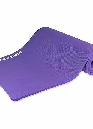 Коврик спортивный toorx fitness 172 х 61 х 1,2 см для йоги и фитнеса viola (mat-185)
