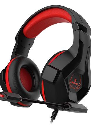 Гарнитура real-el gdx-7575 black/red