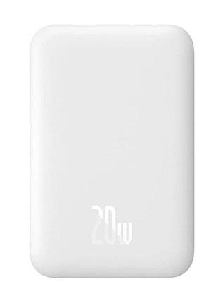 Павербанк 6000 mah baseus mini air 20w p10059002223-00 быстрая зарядка магнитная беспроводная зарядка power bank повербанк