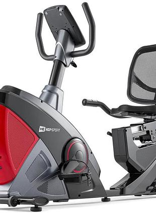 Горизонтальний велотренажер hop-sport hs-070l helix червоний iconsole+