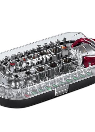 Отвертка с набором бит trotec 40 pieces bit and socket wrench set (6200001005)