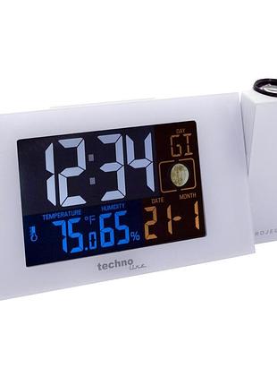 Часы проекционные technoline wt537 white (wt537)