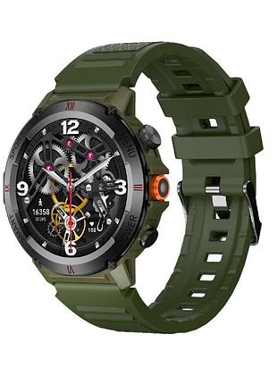 Смарт-часы w&o iwo x22 38mm. 330 mah, ip68 army green