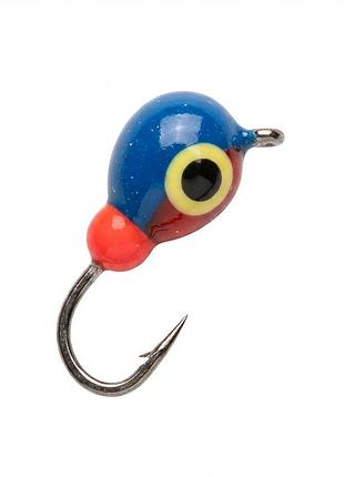 Мормышка intech ice jig капля с петелькой eye ø3.0 1шт #25 синий об