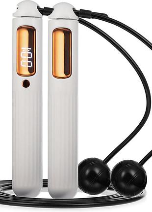 Розумна скакалка gymtek smart motion з дисплеєм та bluetooth