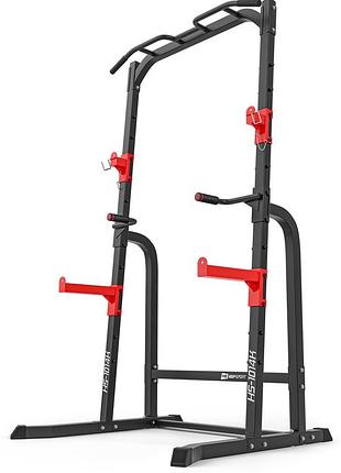 Силова станція hop-sport hs-1014k з тримачем для штанги та брусами
