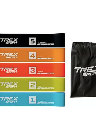 Набір резинок для фітнесу trex sport tx-065rbv 1-18кг