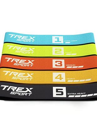Набір резинок для фітнесу trex sport tx-033prb 2,5-25кг set b