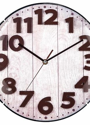 Часы настенные technoline wt7430 light brown (wt7430) 3