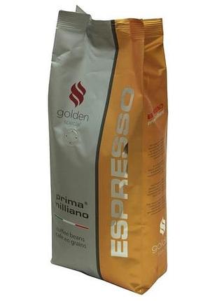 Кофе в зернах prima espresso milliano golden special 1 кг 100 %