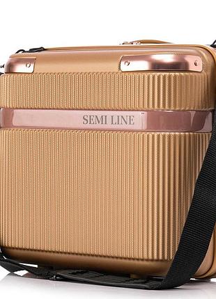 Бьюти-кейс semi line 16l gold (t5667-1)