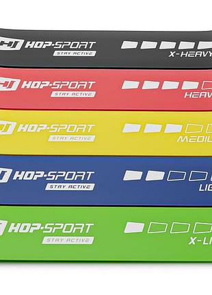 Набір резинок для фітнесу hop-sport 600x50мм hs-l650rl
