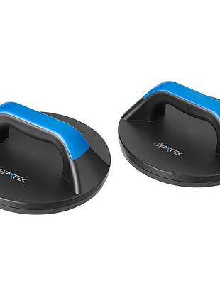Упори для віджимань gymtek поворотні синій
