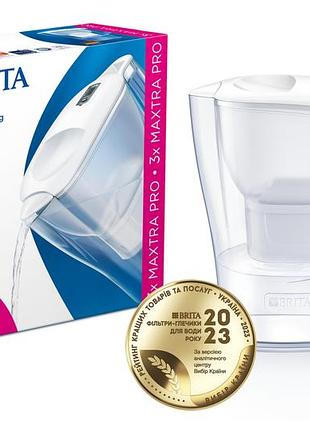 Фільтр-глечик brita aluna mxpro білий + 3 картриджа 1053054