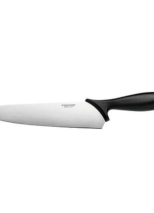 Нож для шеф-повара fiskars essential 21 см (1065565)