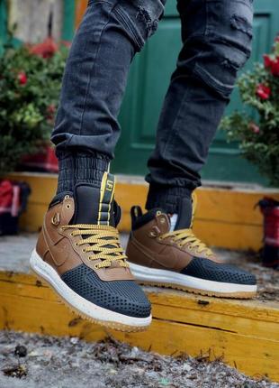 Кросівки чоловічі lunar force 1 duckboot 16 🌶 smb7 фото